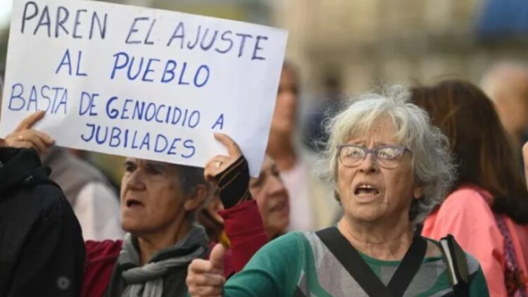 marcha jubilados
