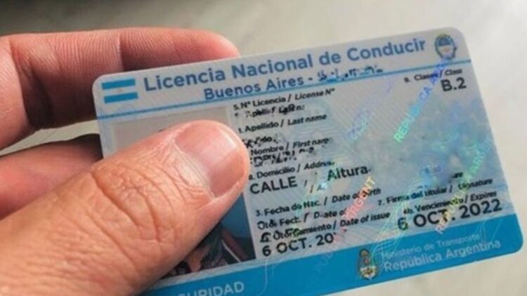 licencia de conducir