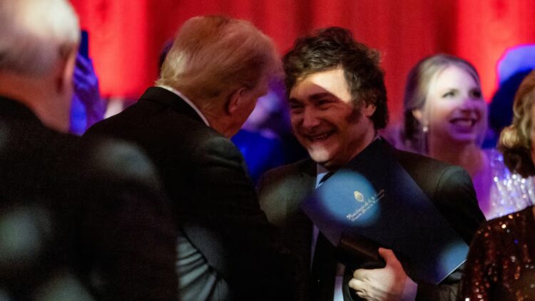 Trump apoya a Argentina Milei y Trump