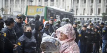 Marcha Jubilados jubilación policial operativo seguridad congreso
