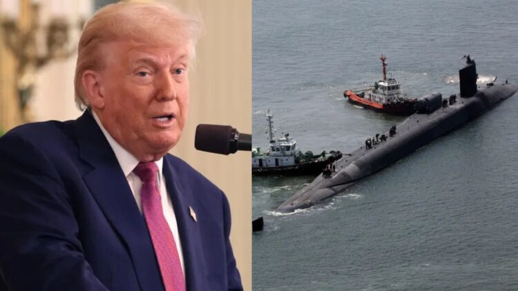 trump donald estados unidos ucrania rusia submarinos nuclear medvedev